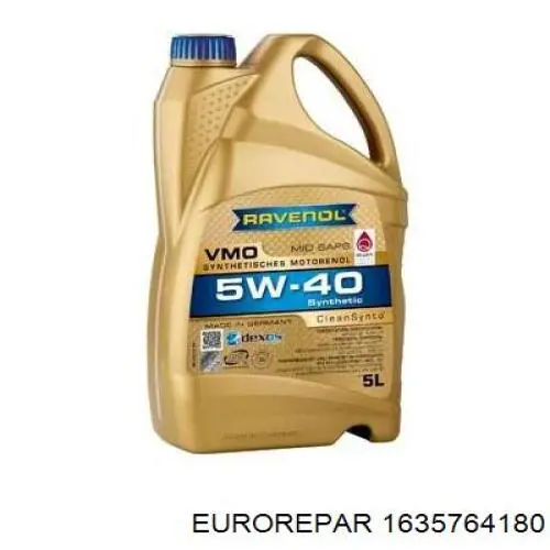 Óleo para motor Eurorepar 1635764180 preço, a partir de 43,53 USD