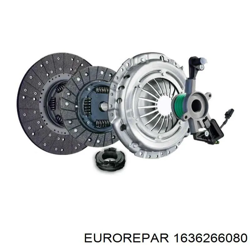 1636266080 Eurorepar Kit de embraiagem (3 peças)