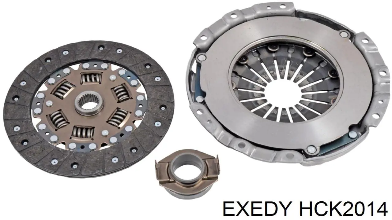 Kit de embraiagem (3 peças) HCK2014 Exedy