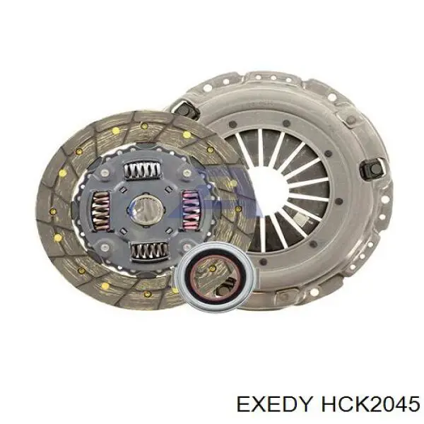 HCK2045 Exedy Kit de embraiagem (3 peças)