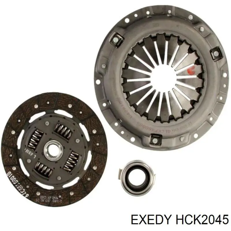 Compre HCK2045 Exedy Kit de embraiagem (3 peças)
