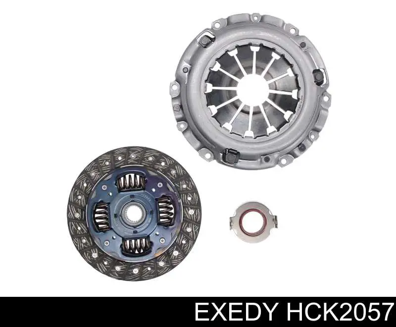 HCK2057 Exedy Kit de embraiagem (3 peças)