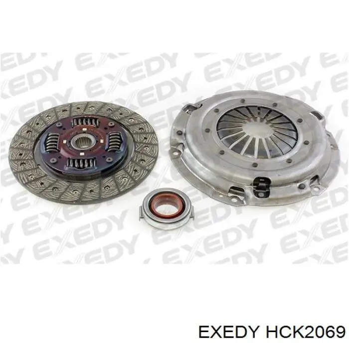 HCK2069 Exedy Kit de embraiagem (3 peças)