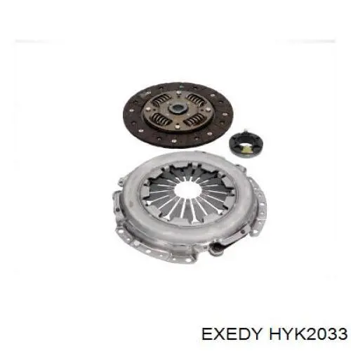Compre HYK2033 Exedy Kit de embraiagem (3 peças)