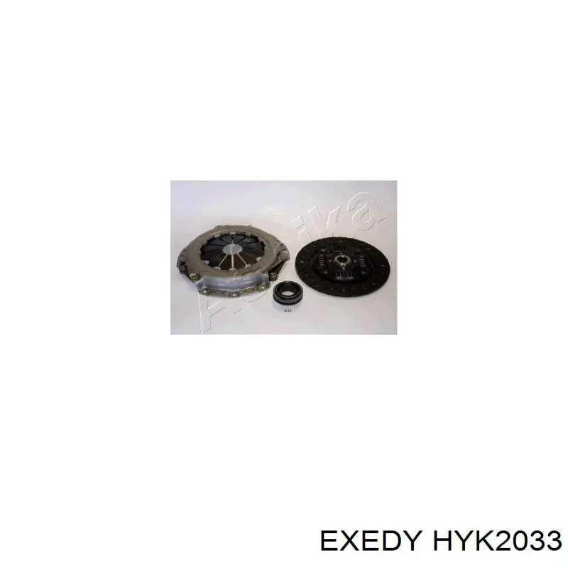 Kit de embraiagem (3 peças) HYK2033 Exedy