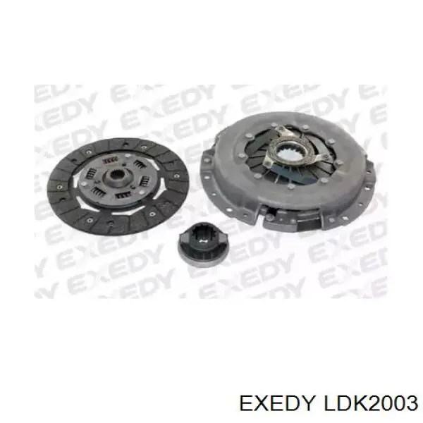 LDK2003 Exedy Kit de embraiagem (3 peças)