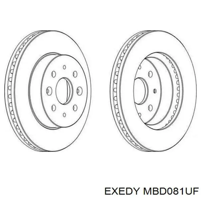 Disco de embraiagem Exedy MBD081UF preço, a partir de 90,24 USD