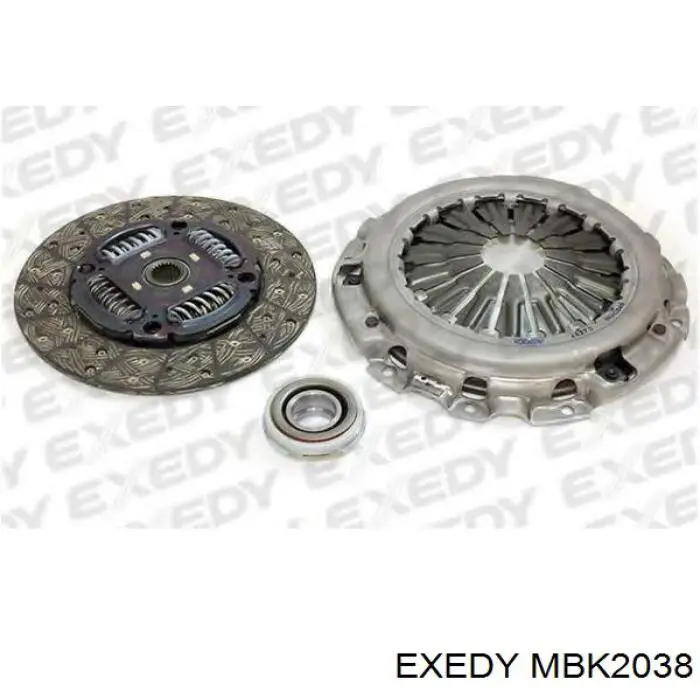 Kit de embraiagem (3 peças) MBK2038 Exedy