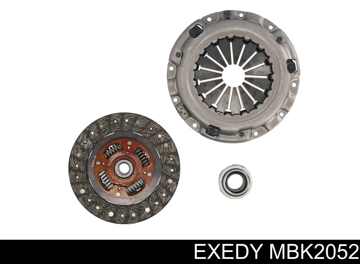 MBK2052 Exedy Kit de embraiagem (3 peças)