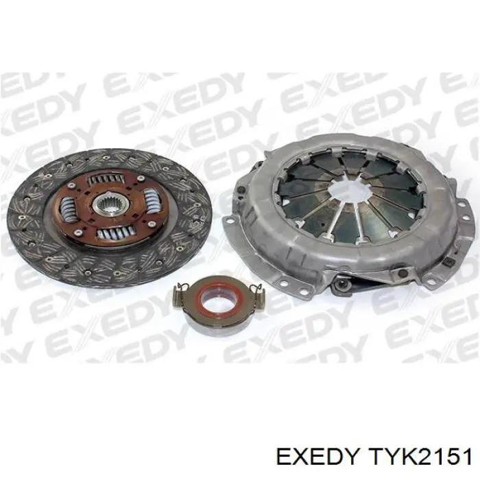 Compre TYK2151 Exedy Kit de embraiagem (3 peças)