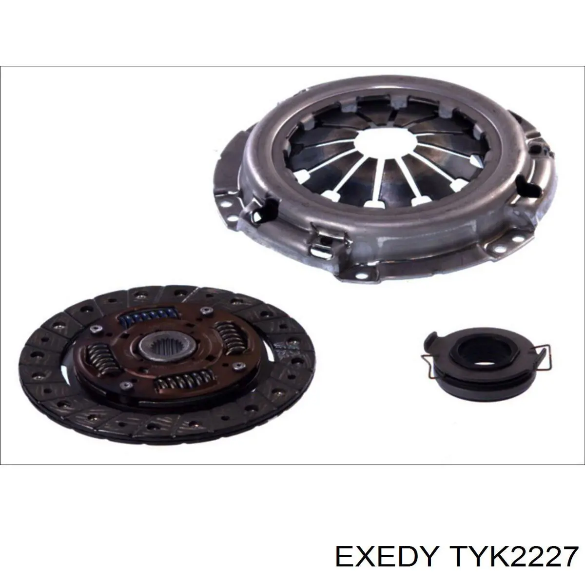 Kit de embraiagem (3 peças) Exedy TYK2227 preço, a partir de 79,13 USD