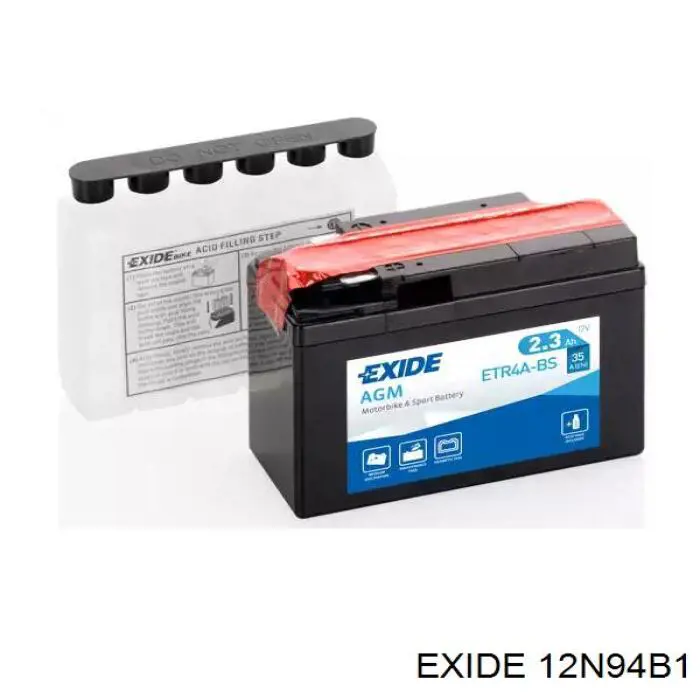 Compre 12N94B1 Exide Bateria recarregável (PILHA)
