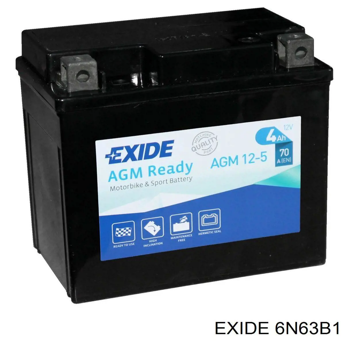 Compre 6N63B1 Exide Bateria recarregável (PILHA)