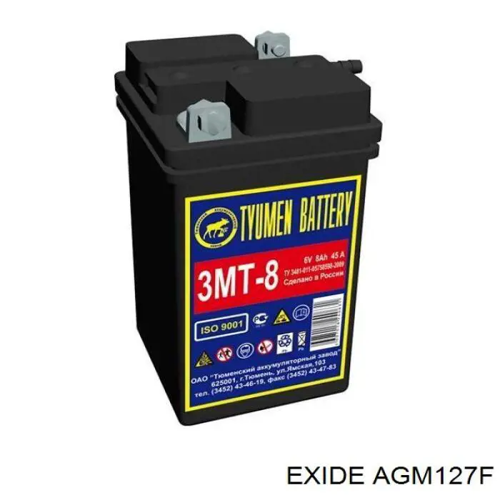 Compre AGM127F Exide Bateria recarregável (PILHA)