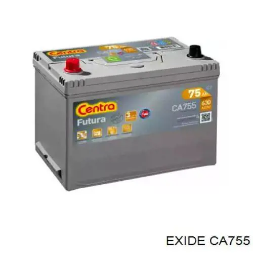 CA755 Exide Bateria recarregável (PILHA)