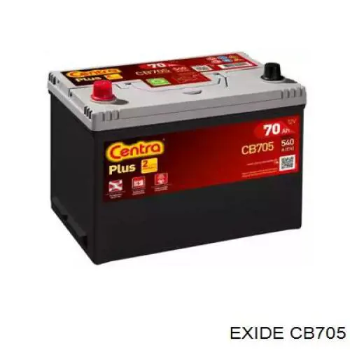 Bateria recarregável (PILHA) Exide CB705 preço, a partir de 140,09 USD