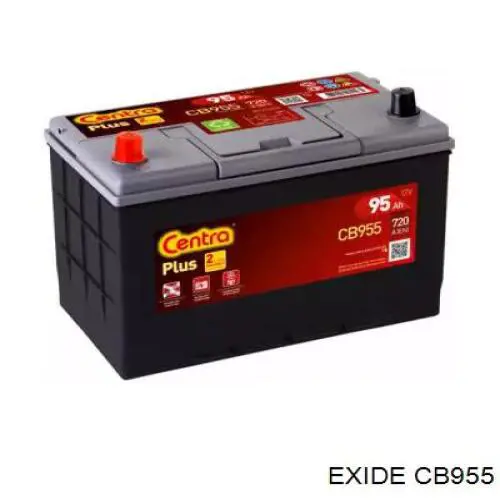 Bateria recarregável (PILHA) Exide CB955 preço, a partir de 226,69 USD