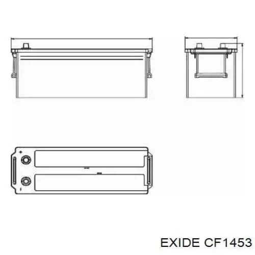 CF1453 Exide Bateria recarregável (PILHA)