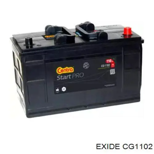 CG1102 Exide Bateria recarregável (PILHA)