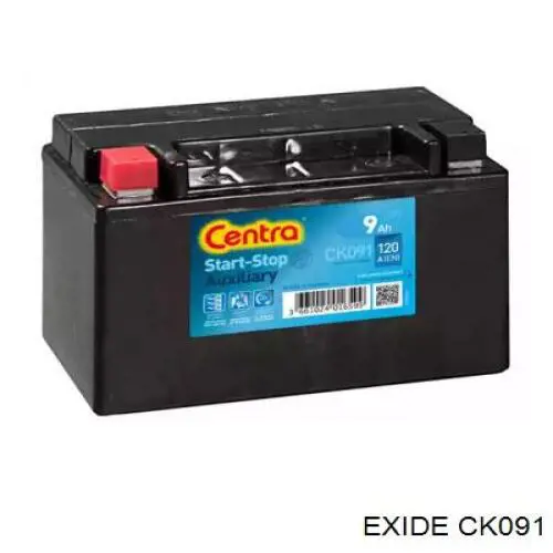 CK091 Exide Bateria recarregável (PILHA)