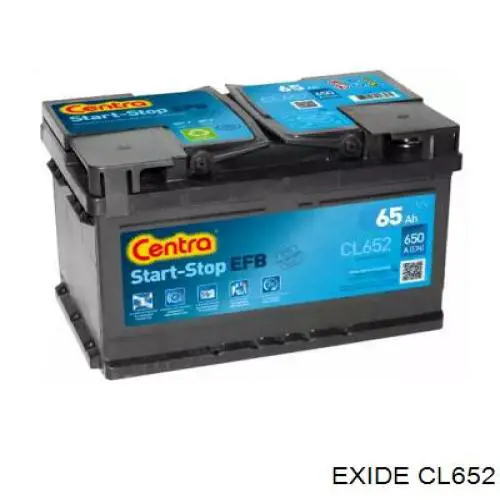 CL652 Exide Bateria recarregável (PILHA)