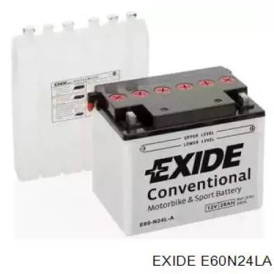 E60N24LA Exide Bateria recarregável (PILHA)
