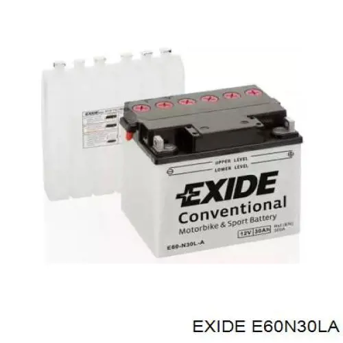 E60N30LA Exide Bateria recarregável (PILHA)