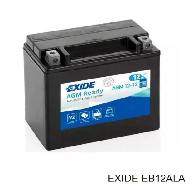 Bateria recarregável (PILHA) Exide EB12ALA preço, a partir de 49,20 USD