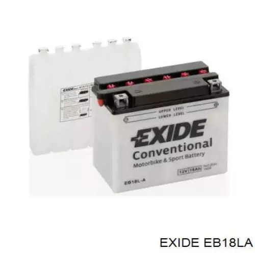 EB18LA Exide Bateria recarregável (PILHA)