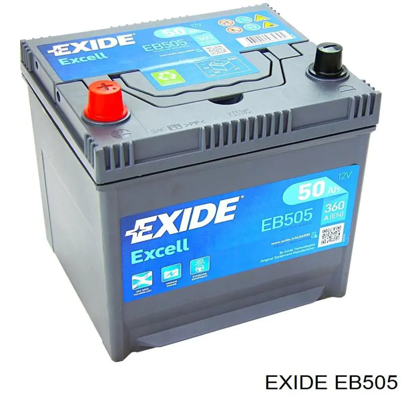 Bateria recarregável (PILHA) Exide EB505 preço, a partir de 76,82 USD