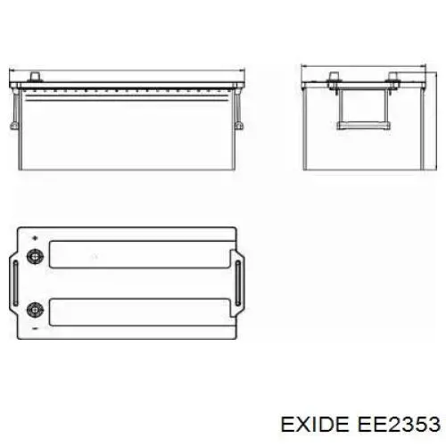 Compre EE2353 Exide Bateria recarregável (PILHA)