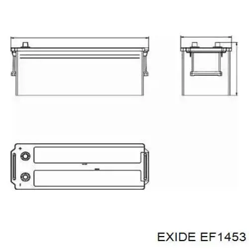 Compre EF1453 Exide Bateria recarregável (PILHA)