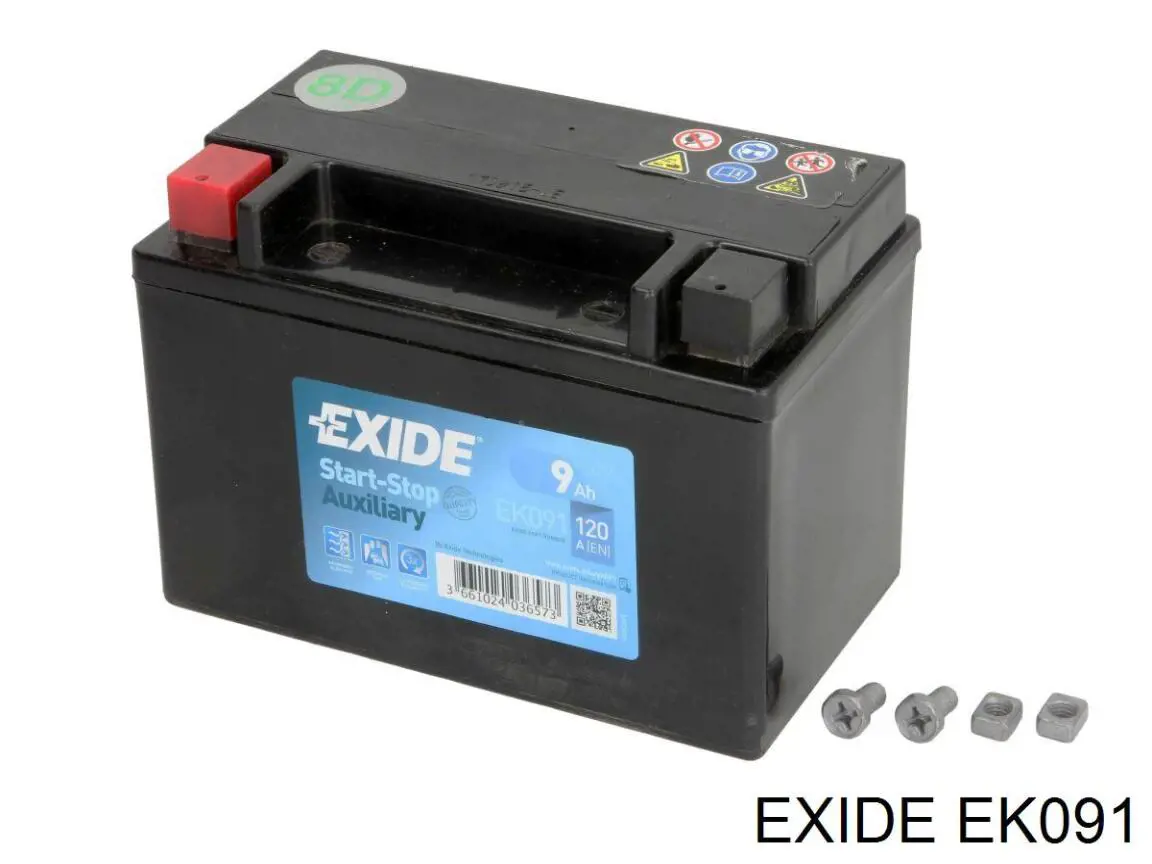 Bateria recarregável (PILHA) Exide EK091 preço, a partir de 47,88 USD