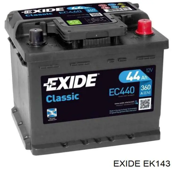 Bateria recarregável (PILHA) Exide EK143 preço, a partir de 48,87 USD