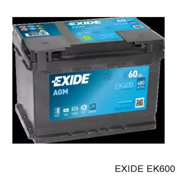 Bateria recarregável (PILHA) Exide EK600 preço, a partir de 204,32 USD