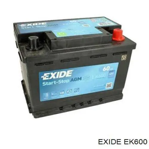Compre EK600 Exide Bateria recarregável (PILHA)