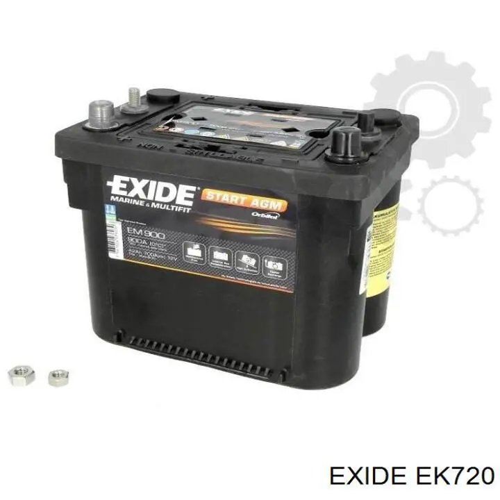 Bateria recarregável (PILHA) Exide EK720 preço, a partir de 187,43 USD