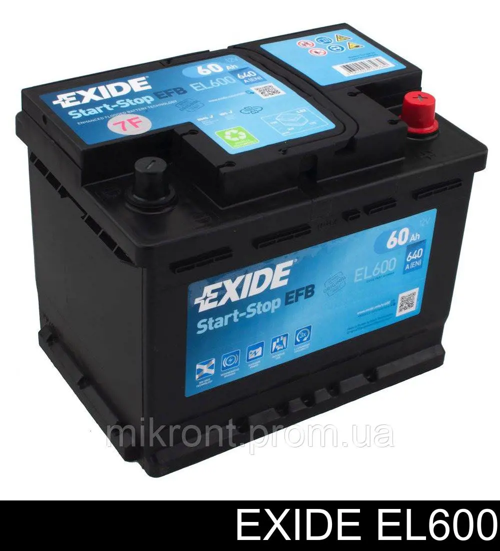 Bateria recarregável (PILHA) Exide EL600 preço, a partir de 187,82 USD
