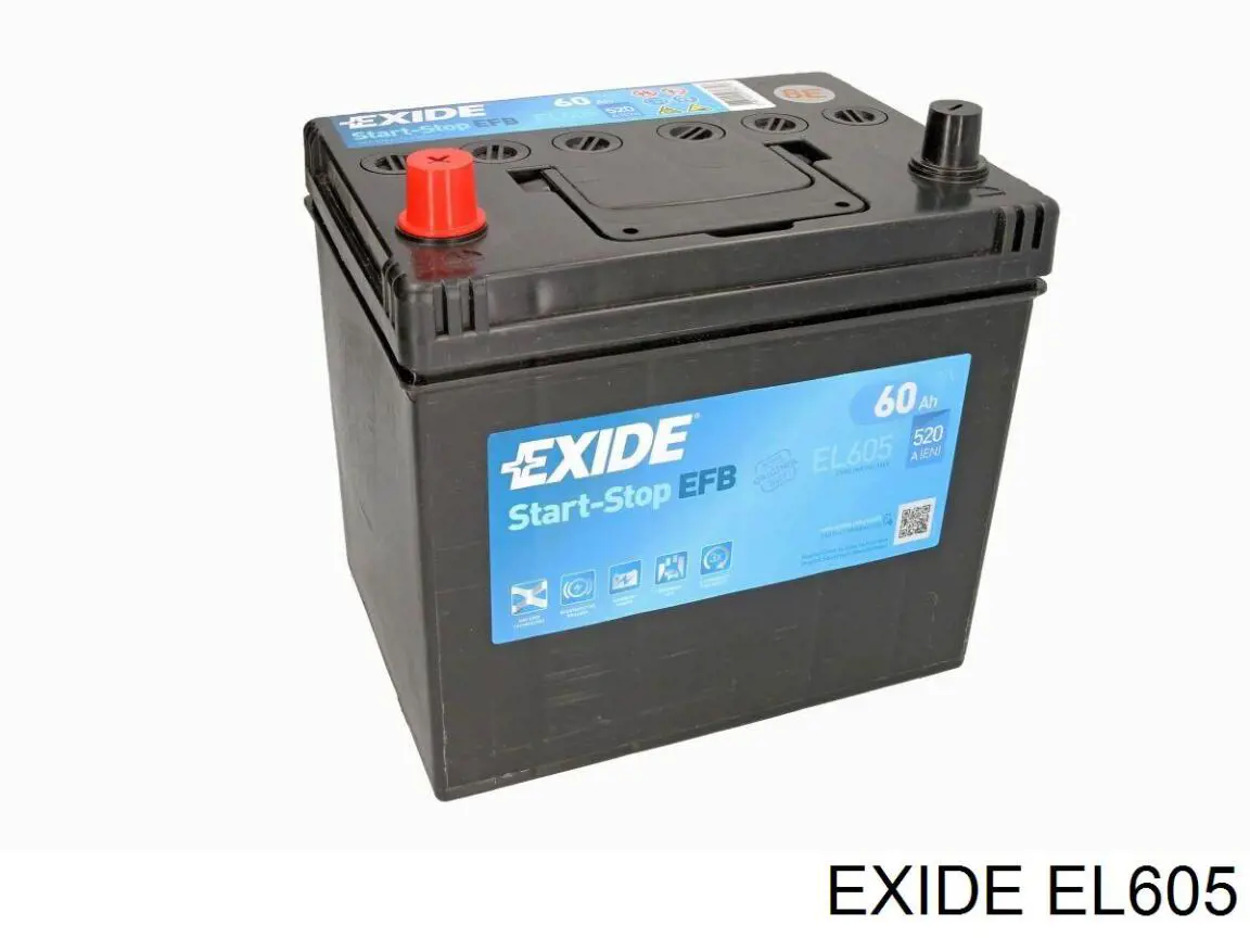 Bateria recarregável (PILHA) Exide EL605 preço, a partir de 171,72 USD