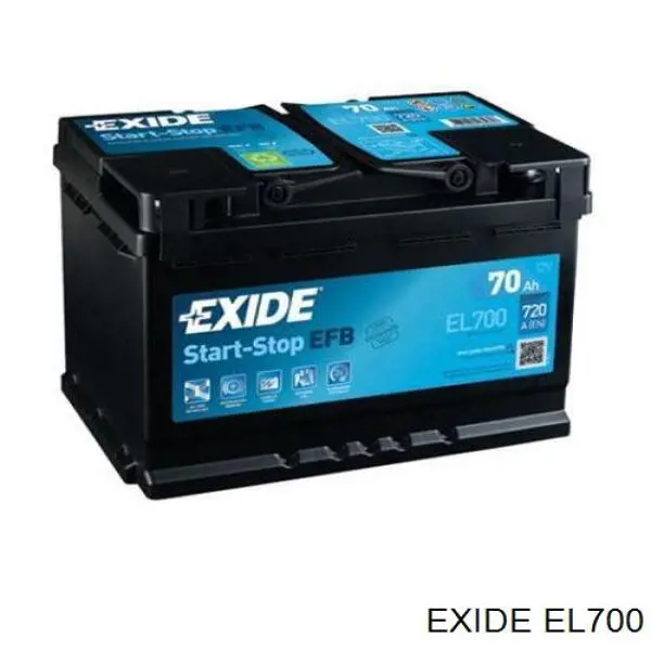 Compre EL700 Exide Bateria recarregável (PILHA)