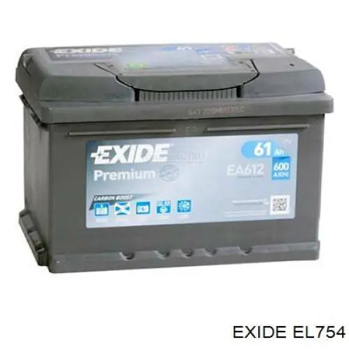 Compre EL754 Exide Bateria recarregável (PILHA)