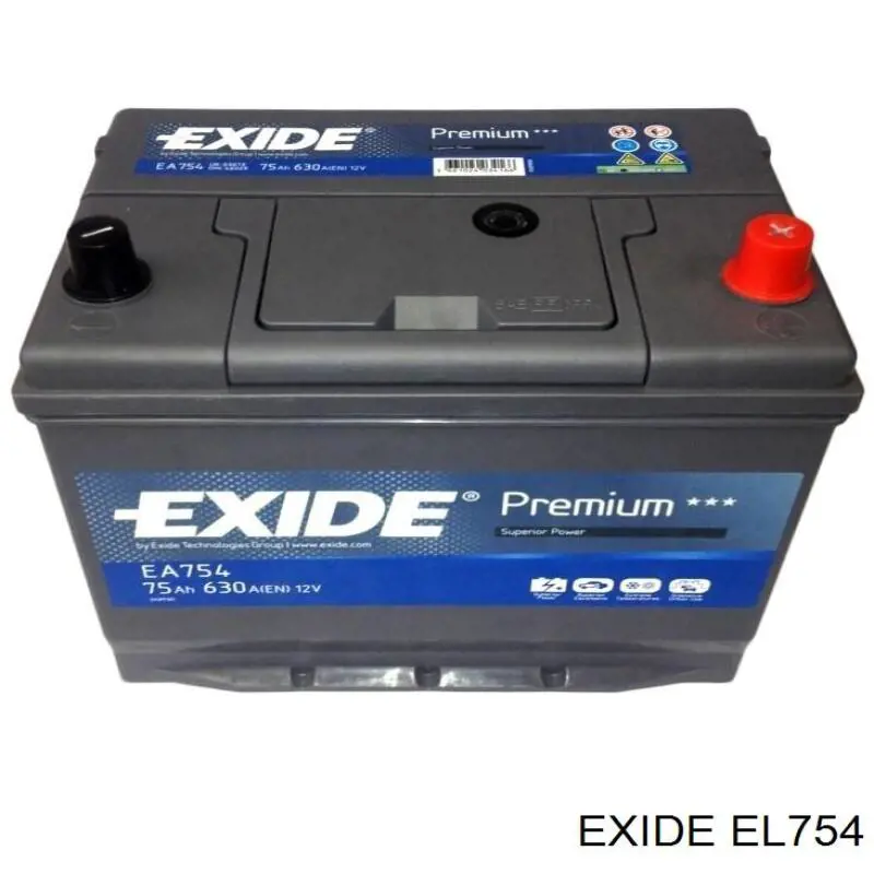 Bateria recarregável (PILHA) Exide EL754 preço, a partir de 165,77 USD
