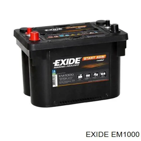 Compre EM1000 Exide Bateria recarregável (PILHA)