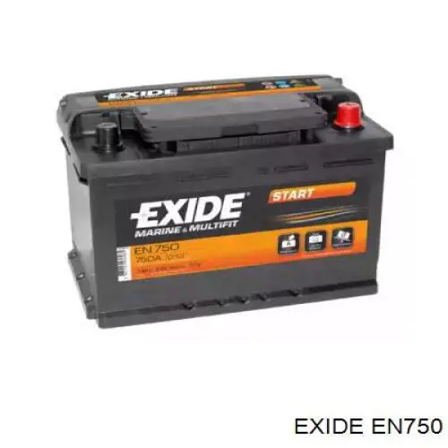 Bateria recarregável (PILHA) Exide EN750 preço, a partir de 120,25 USD