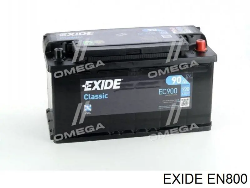EN800 Exide Bateria recarregável (PILHA)