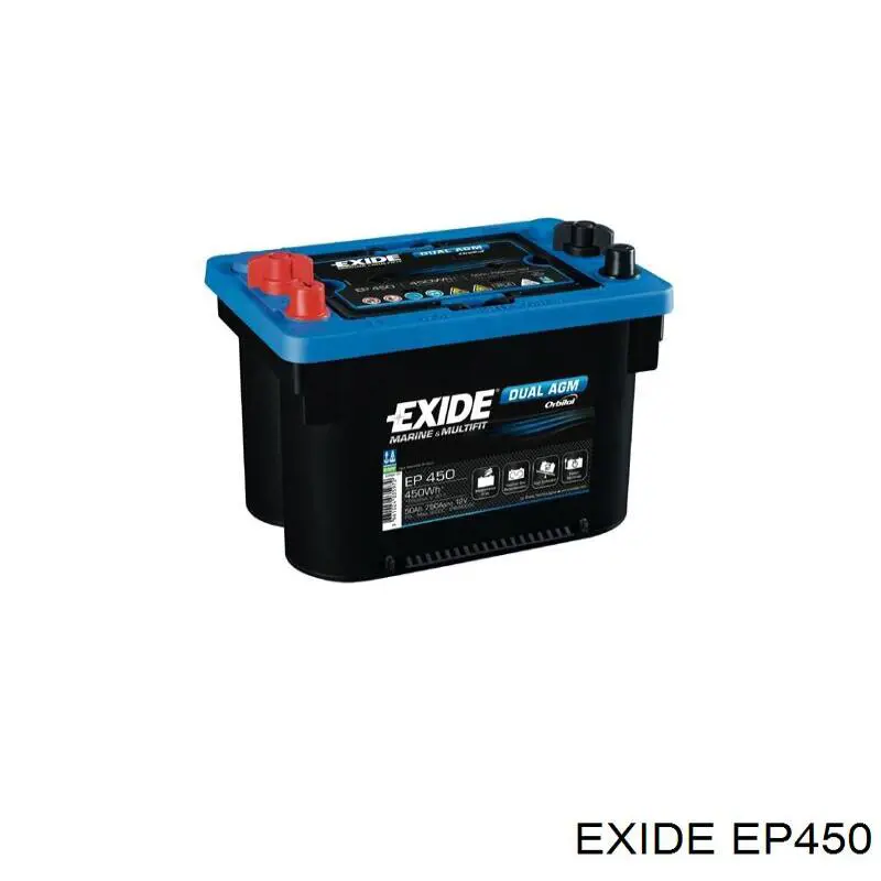 Bateria recarregável (PILHA) Exide EP450 preço, a partir de 231,41 USD