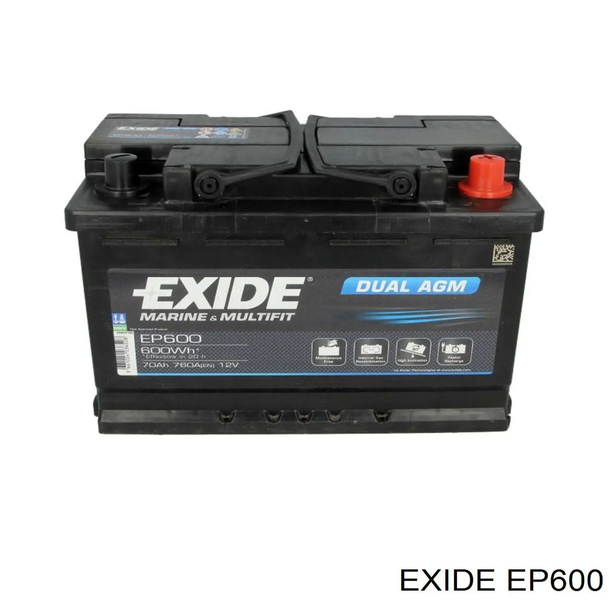 Compre EP600 Exide Bateria recarregável (PILHA)