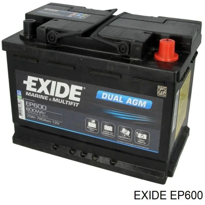 Bateria recarregável (PILHA) Exide EP600 preço, a partir de 194,89 USD