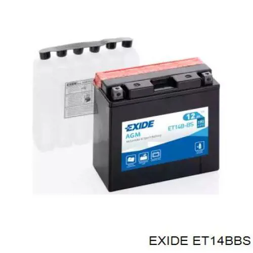 Bateria recarregável (PILHA) Exide ET14BBS preço, a partir de 55,69 USD