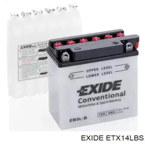 Bateria recarregável (PILHA) Exide ETX14LBS preço, a partir de 58,07 USD